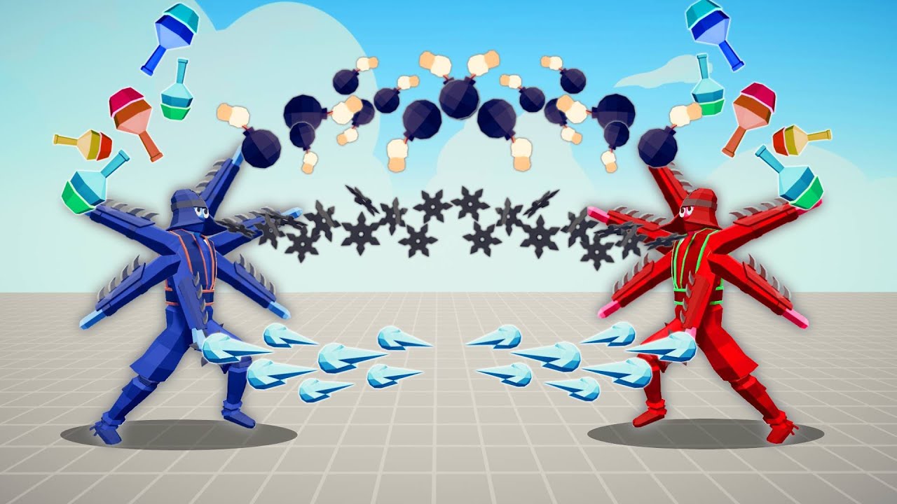 SUPER FAST RANGED UNITS vs ITSELF | TABS - Totally Accurate Battle Simulator