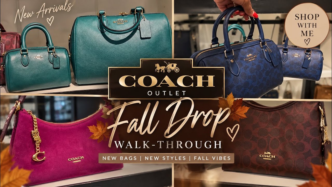 НОВАЯ ОСЕННЯЯ КОЛЛЕКЦИЯ COACH OUTLET 🍂 | Полный обзор магазина + Новинки
