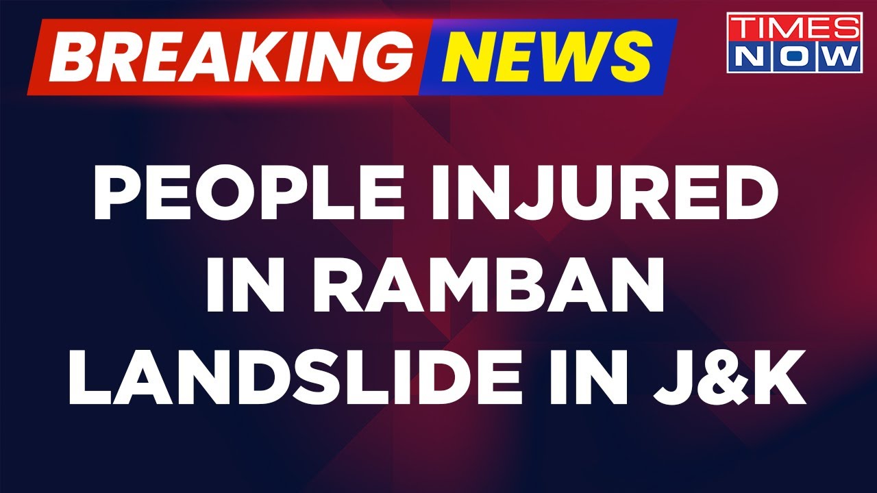 Breaking News | 1 Killed, 6 Injured In Ramban Landslide In J&K | Rescue Operations Underway