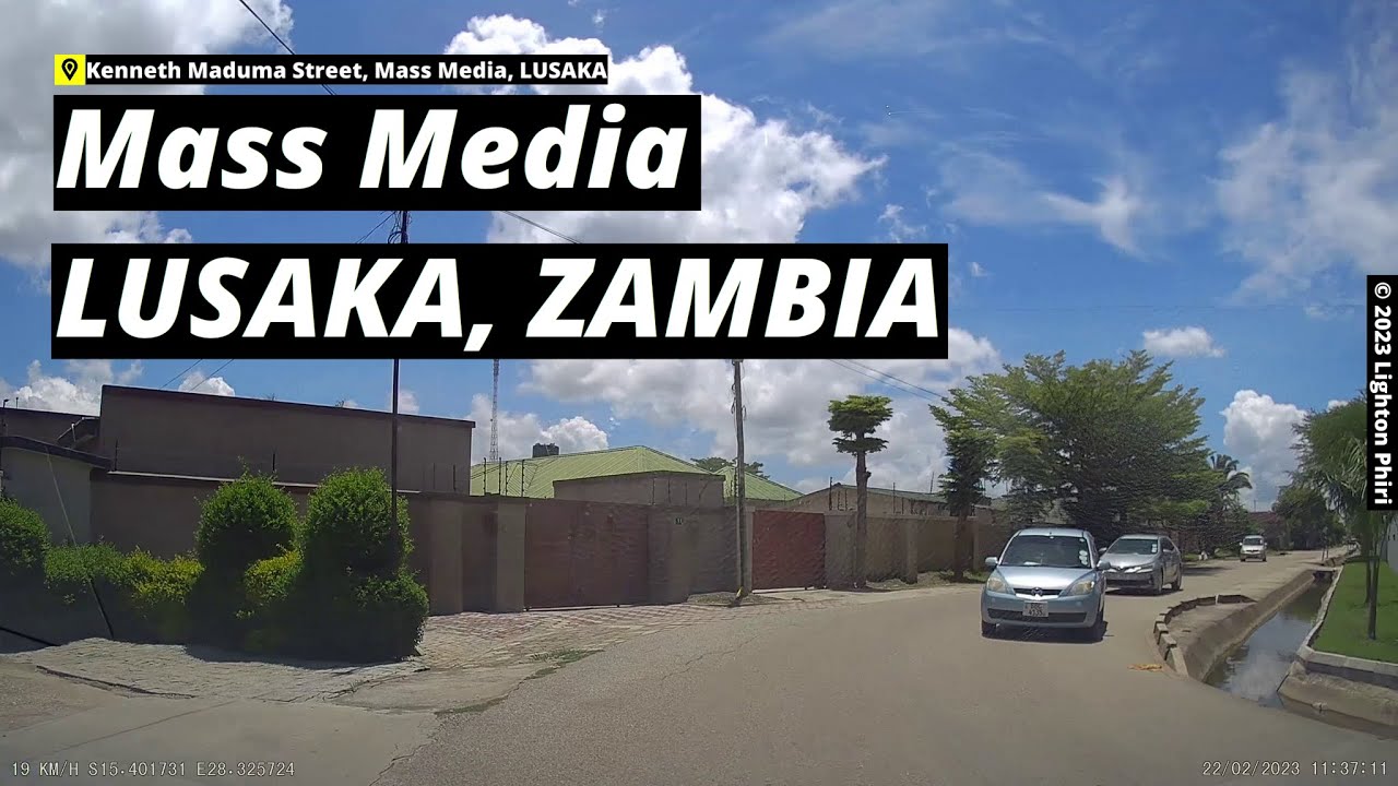 Lusaka Zambia | (Mass Media) Agora Village →Kenneth Maduma Street →Alick Nkhata Road | February 2023