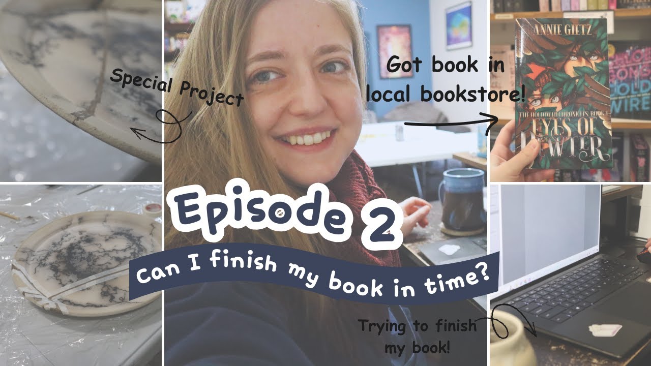 Studio Vlog Episode 2- Can I finish my book by the end of the week