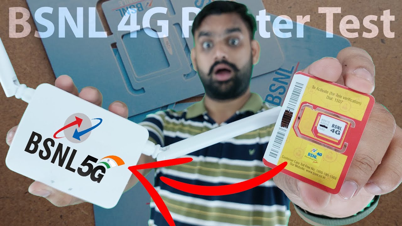 BSNL 4G Test on 4G Router | BSNL 4G For FHD Video | Speed Test BSNL 4G | LB-Link 4G Router BSNL 4G |