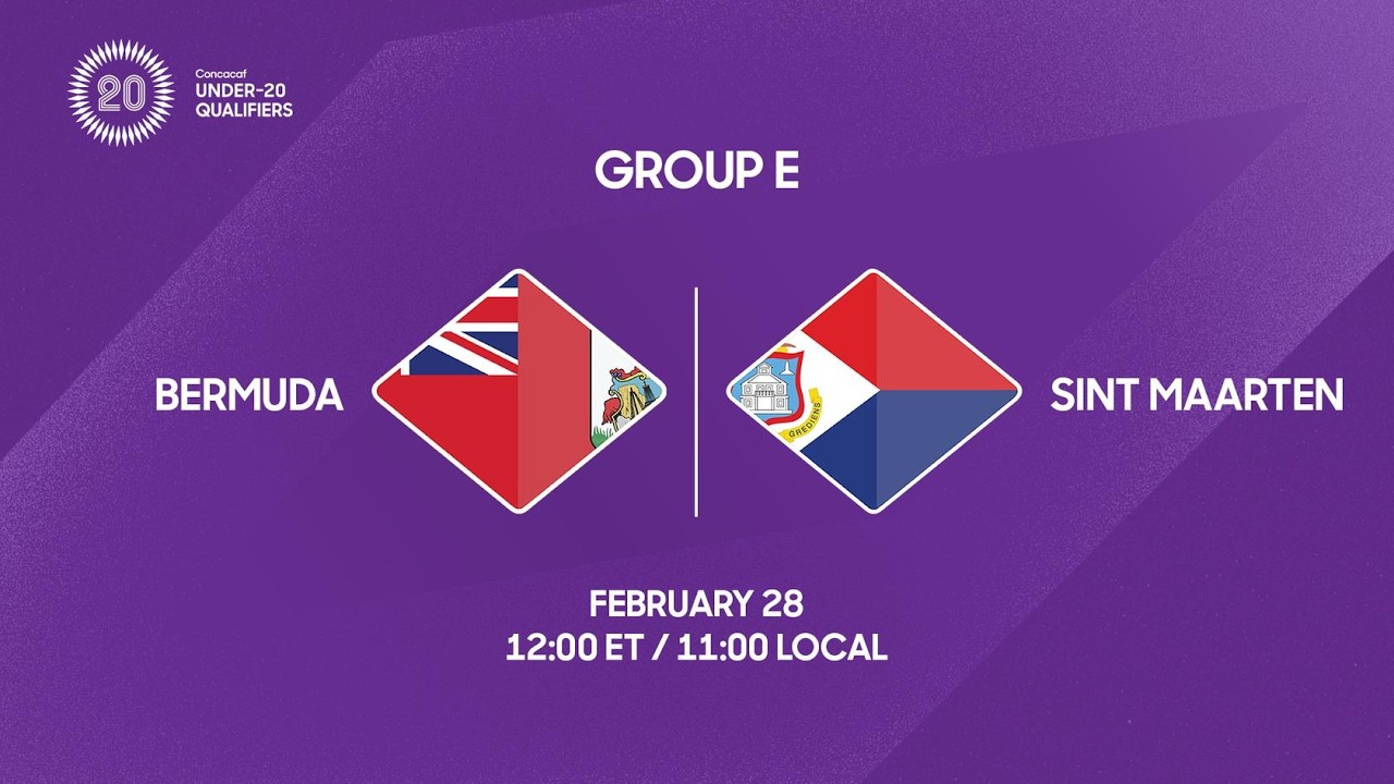 Bermuda vs Sint Maarten | 2026 Concacaf Under-20 Qualifiers