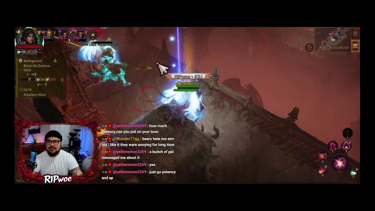 Diablo Immortal PVP: 10k RESO - Warlock SUPPORT PVP