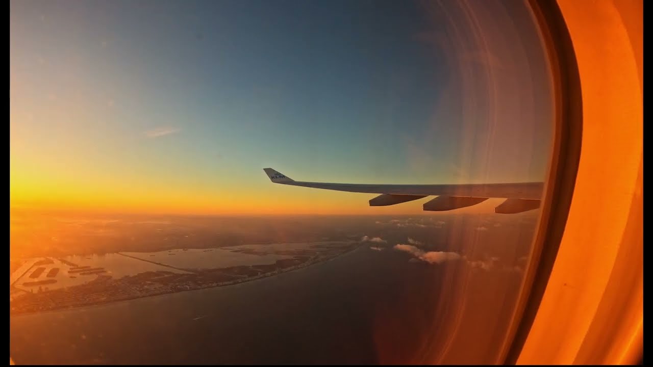 Miami to Amsterdam - KLM 628. Our arrival to Netherlands. ✈️