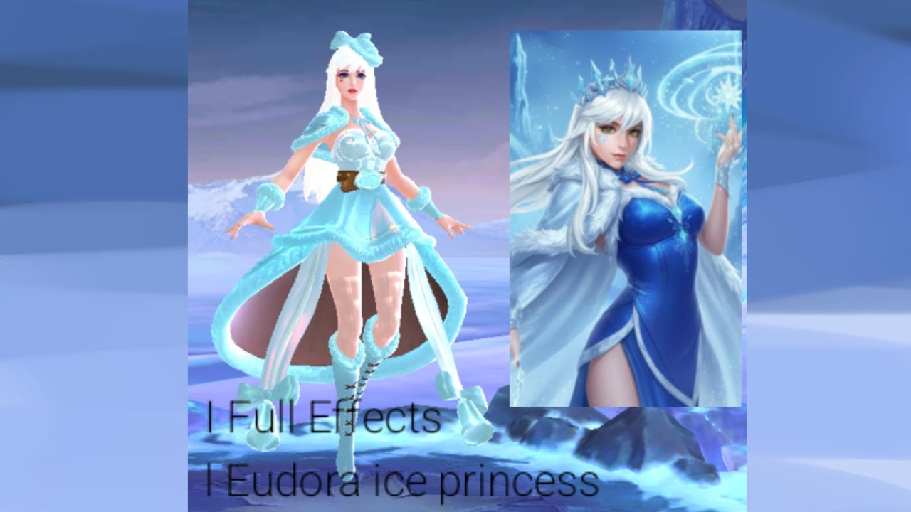 [Aurora] Collab Eudora ice princess skin script 