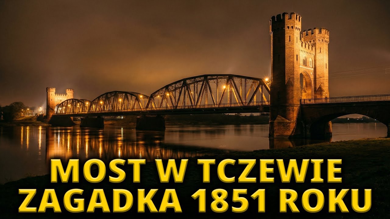 Absurd z 1851 roku: Kto zbudował gotyckie zamki na środku rzeki? Prawda o Tczewie