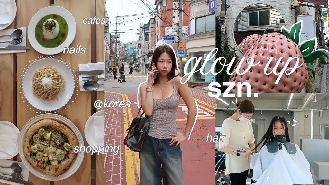 GLOW UP in KOREA before school starts 🍓🥲 last days in seoul