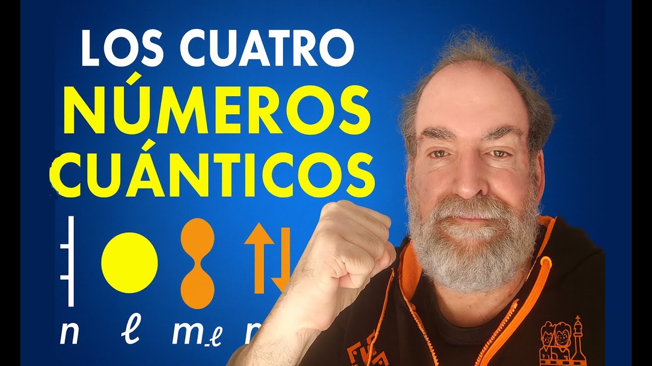 Calcula los cuatro números cuánticos!