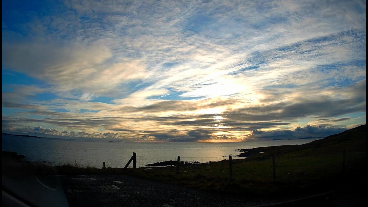 Testing my new dashcam in Whalsay - Driving in the Shetland Islands