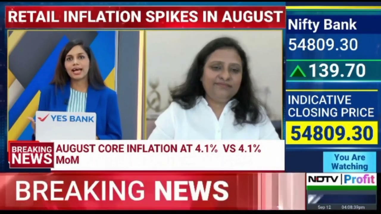 Ms. Rajni Thakur, Chief Economist, LTF | CPI inflation data - Exclusive with NDTV Profit