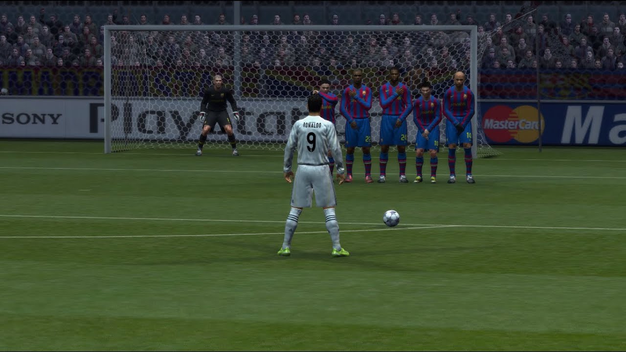 ¡TOP GOLAZOS DEL REAL MADRID! | PES 2009 |