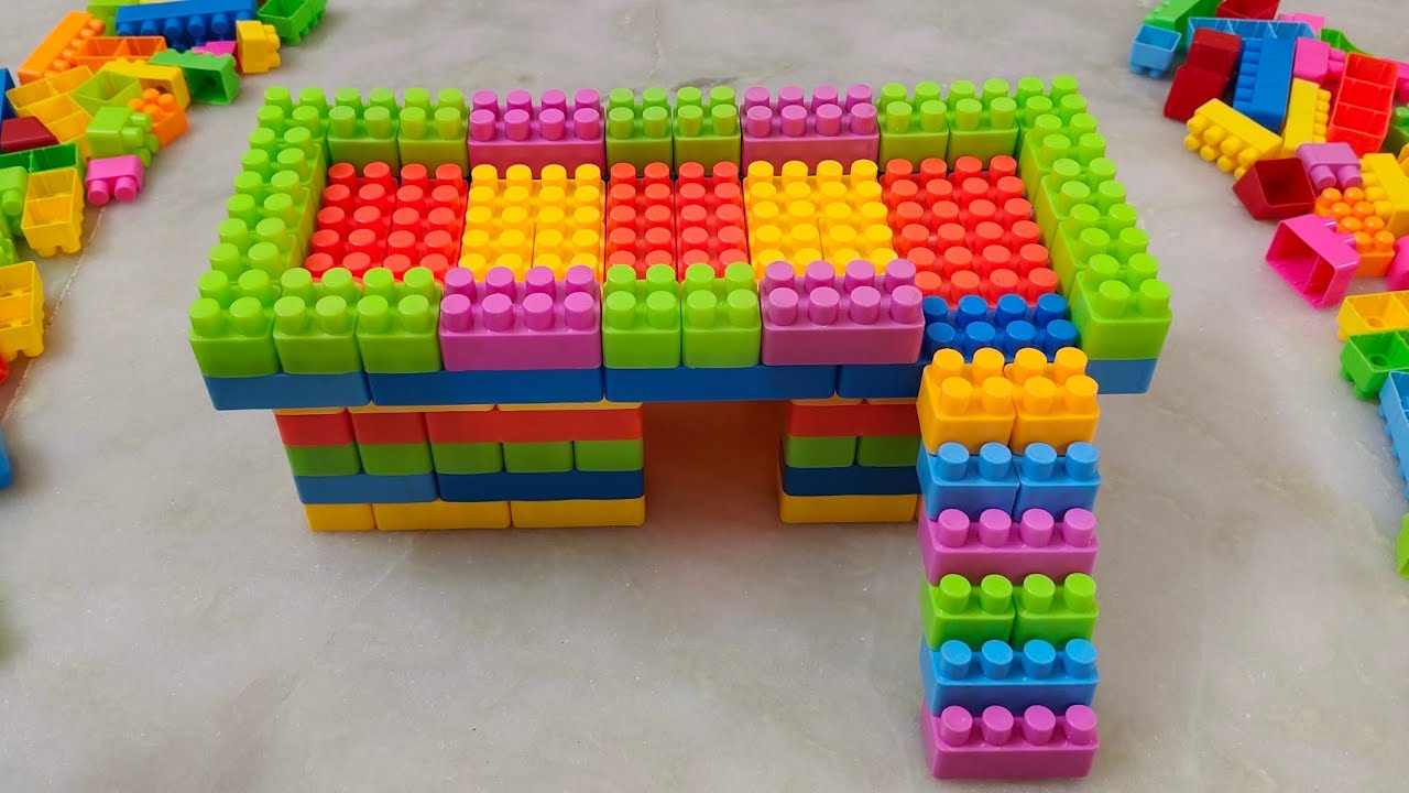 Satisfying DIY Lego House /ASMR Building Blocks/block game /lego building fun#asmr#buildingblocks