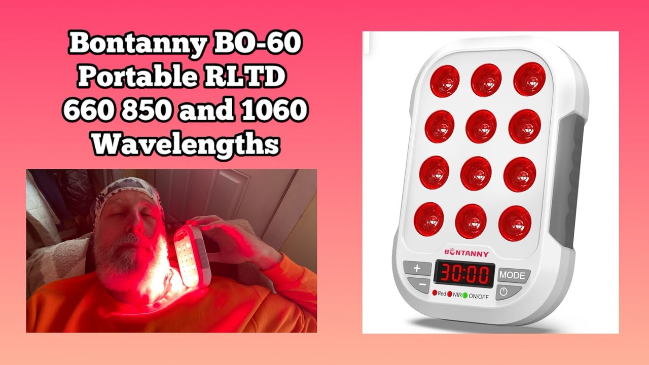 Bontanny BO-60 Potable Red Light Therapy Device