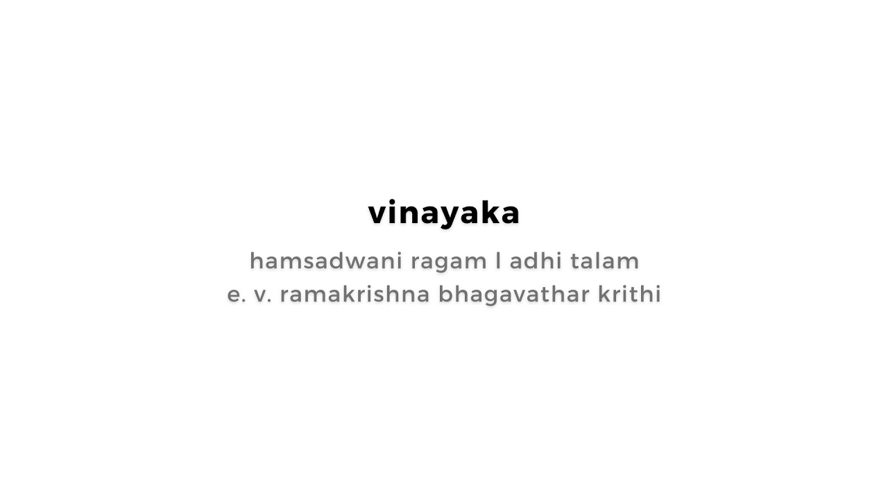 Vinayaka l Keyboard Sathya l Carnatic on Keyboard