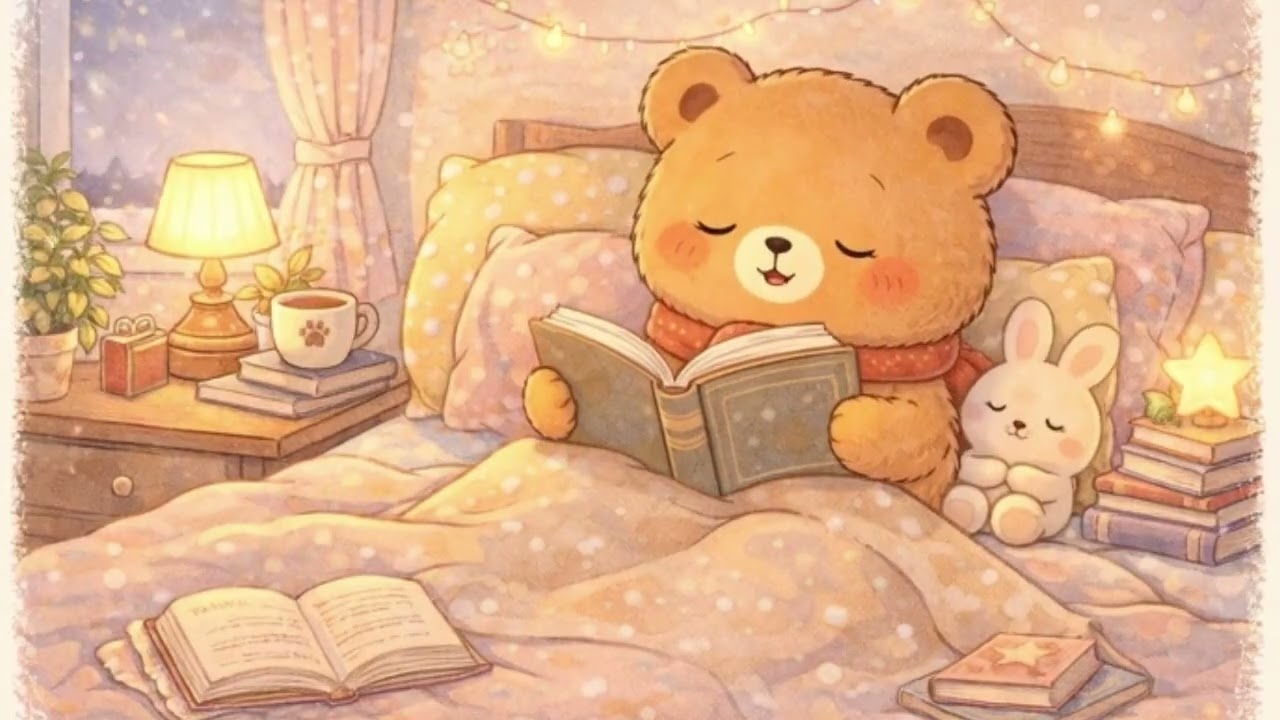 Cozy Little Bear 🍦 Cute & Simple Piano Music | No Copyright BGM