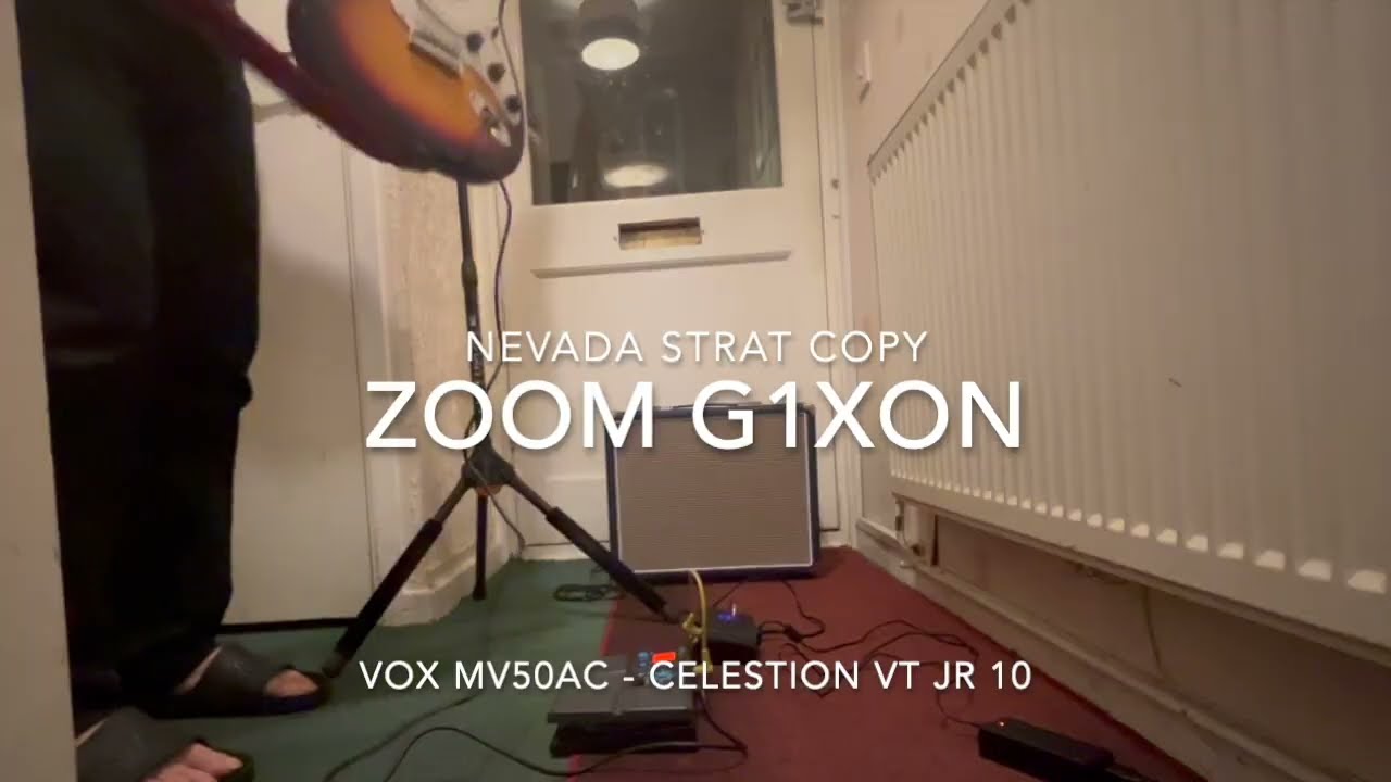 Zoom G1xOn tone test with two different guitars and cabinets