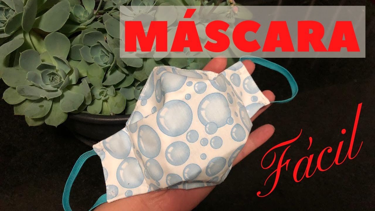 Como fazer M&Aacute;SCARA 3D de tecido com molde F&Aacute;CIL DE FAZER - Passo a Passo