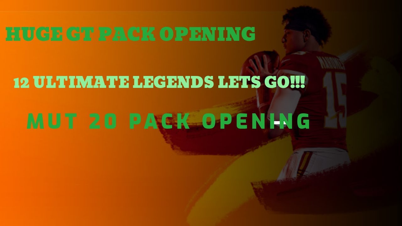 HUGE GT PACK OPENING! GT HUNT! MUT 20 PACK OPENING!