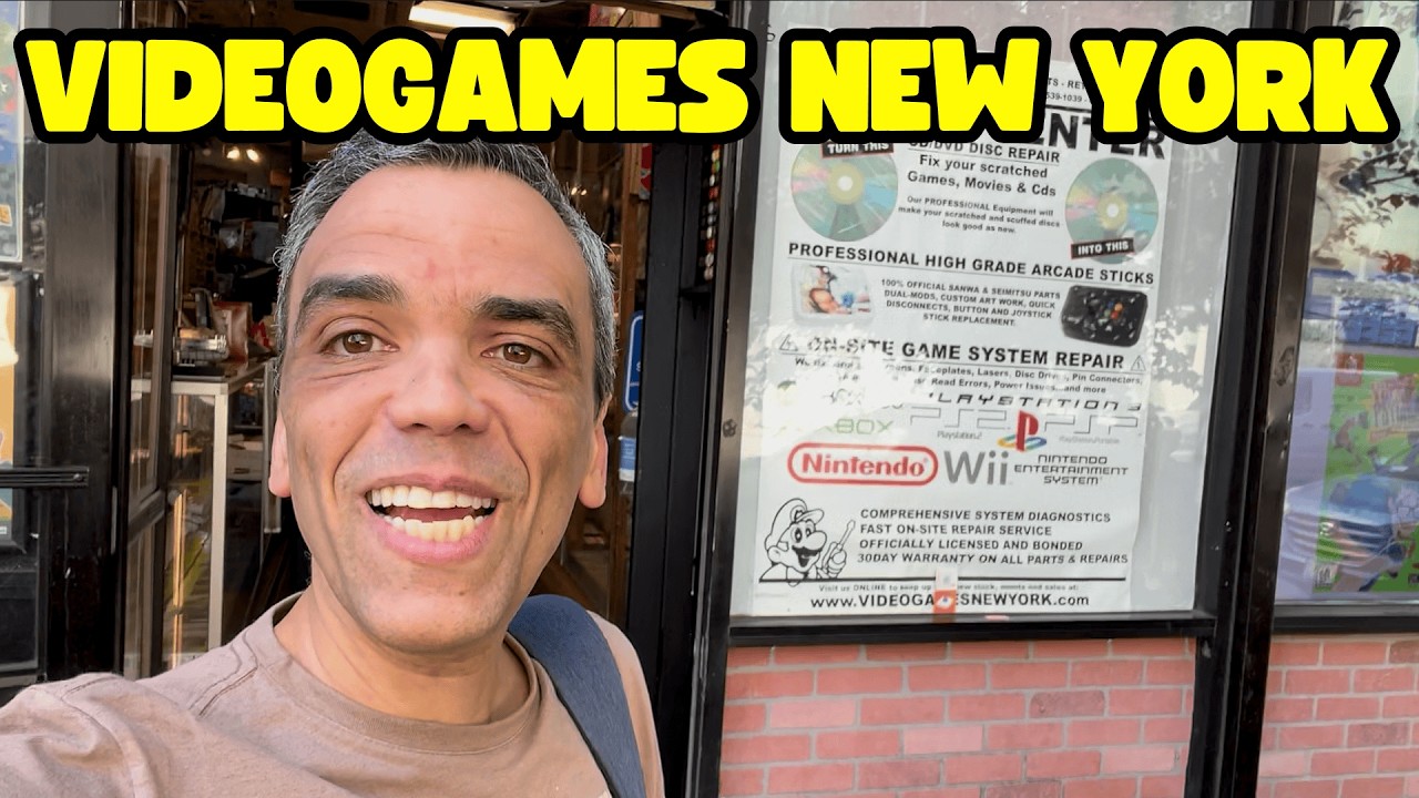 CAÇADA GAMER em Nova Iorque Nessa Loja Super Tradicional!