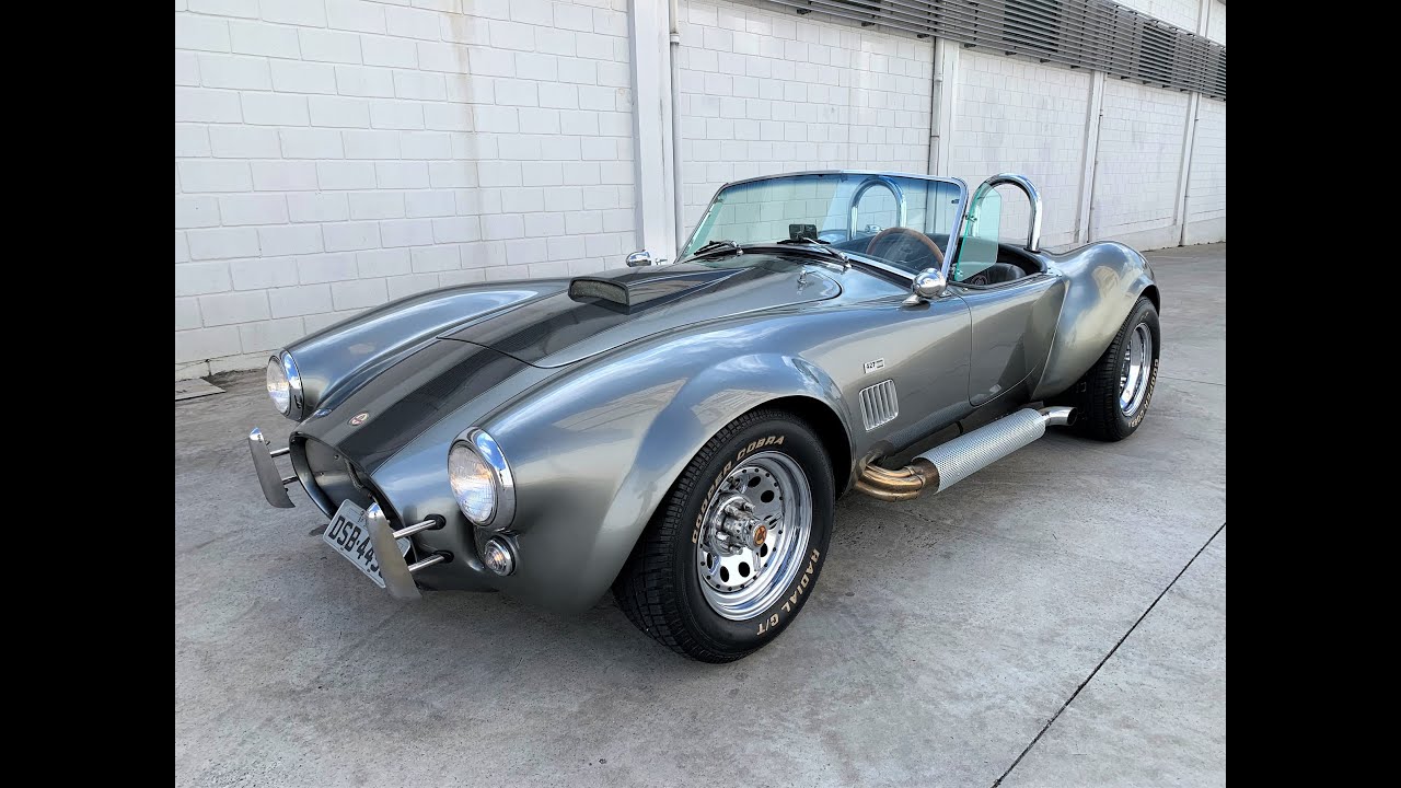 Vende-se Réplica Shelby Cobra V8 Ford 302 Americar Prata 11 Mil Km 2006 – Impecável!