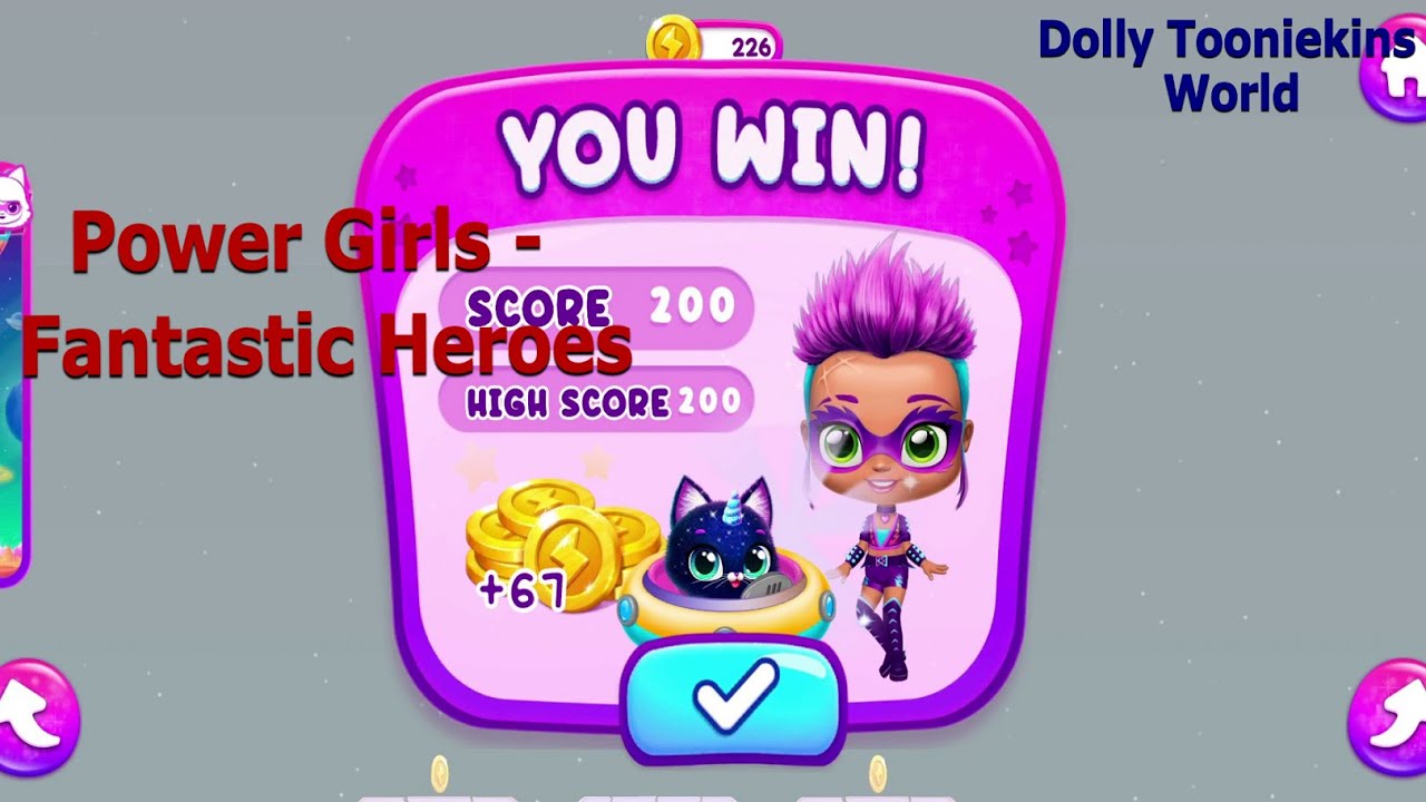 🦸✨ Power Girls – Fantastic Heroes | Jumping Superhero Gets Cosmic Kitty 🐱🌌 Puzzle Challenge 🧩
