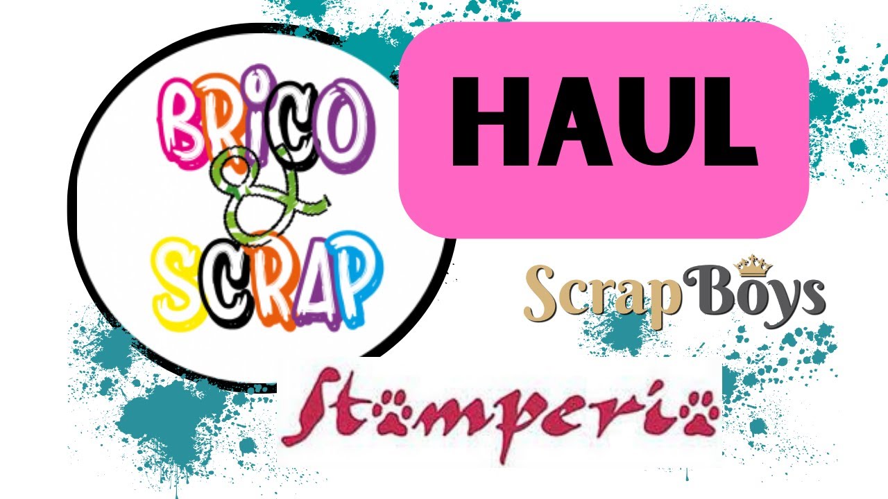 HAUL de la boutique  BRICO&SCRAP et rendu des MOULES STAMPERIA