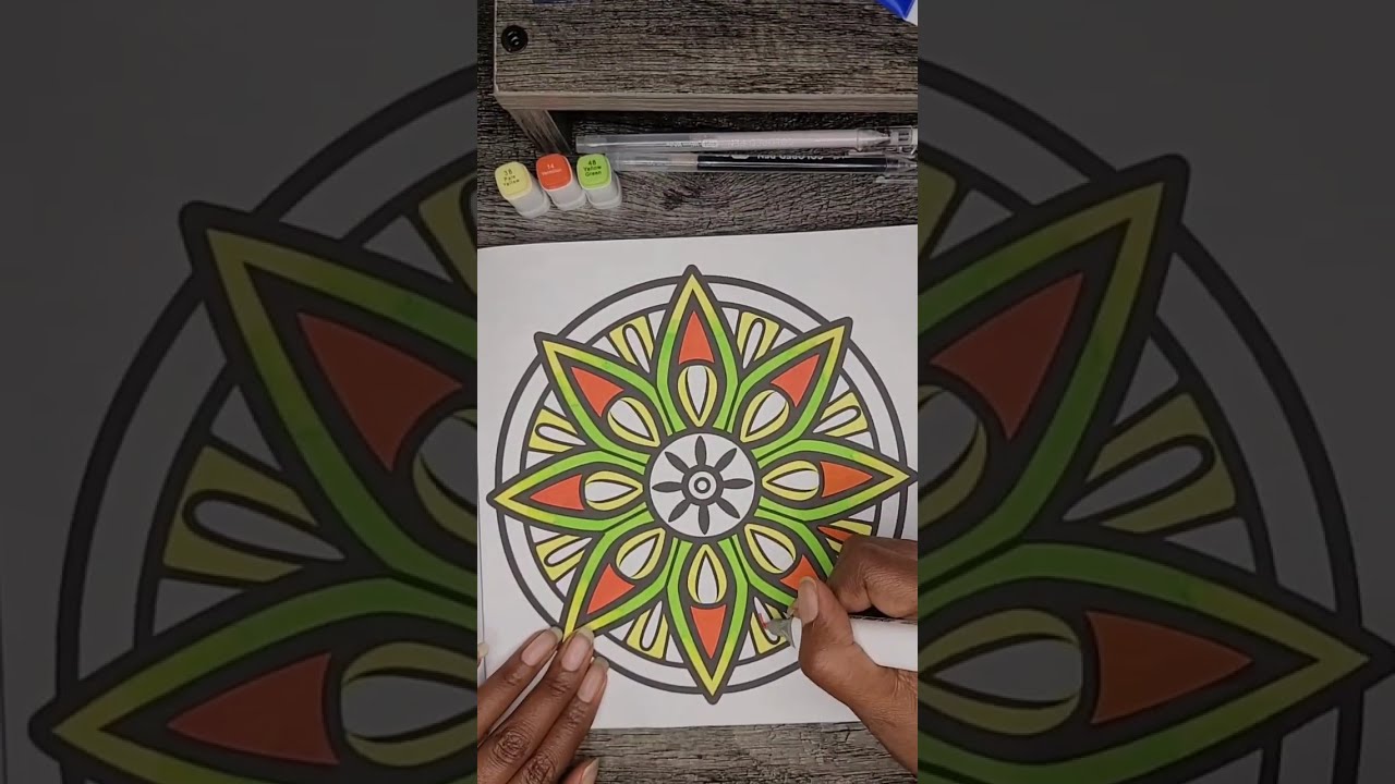 Vibrant Mandala Coloring | Colorful & Relaxing