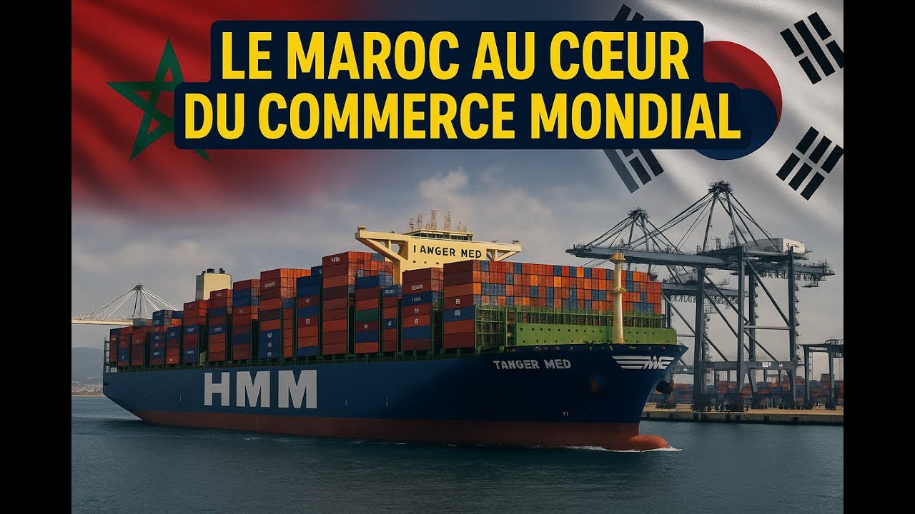 Tanger Med : Pourquoi la Corée du Sud mise sur le Maroc 🌍🚢