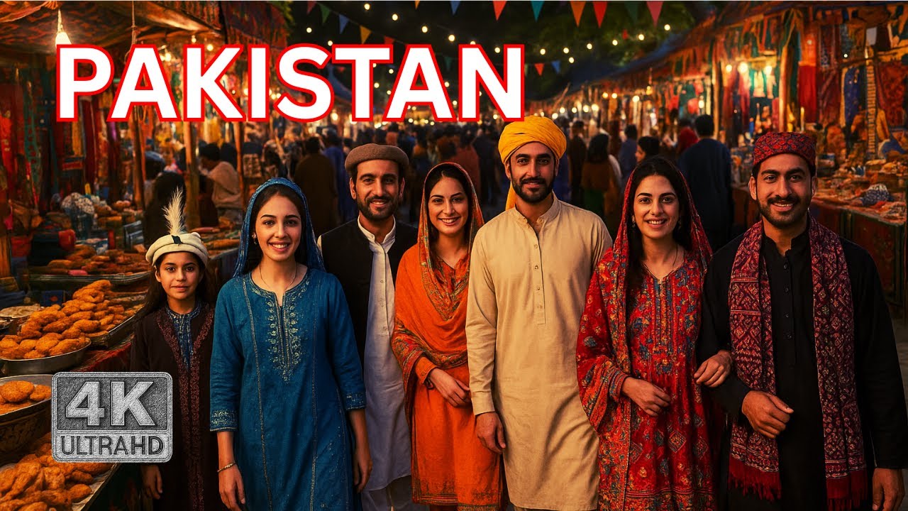 🇵🇰 Pakistan Unseen Walking Tour - Lok Virsa Mela 2025 (traditional festival) - 4K 50FPS