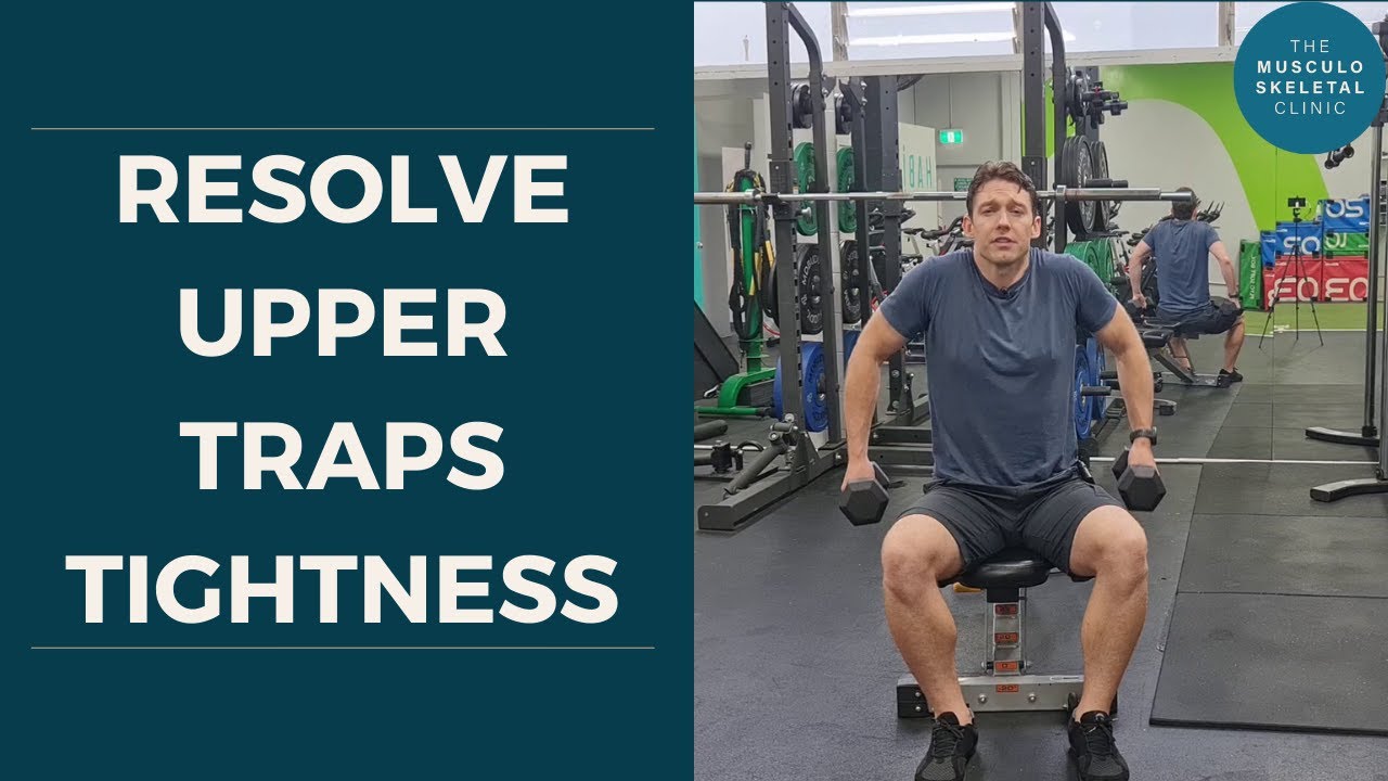 Tight upper trapezius? Try the modified shrug | The MSK Physio