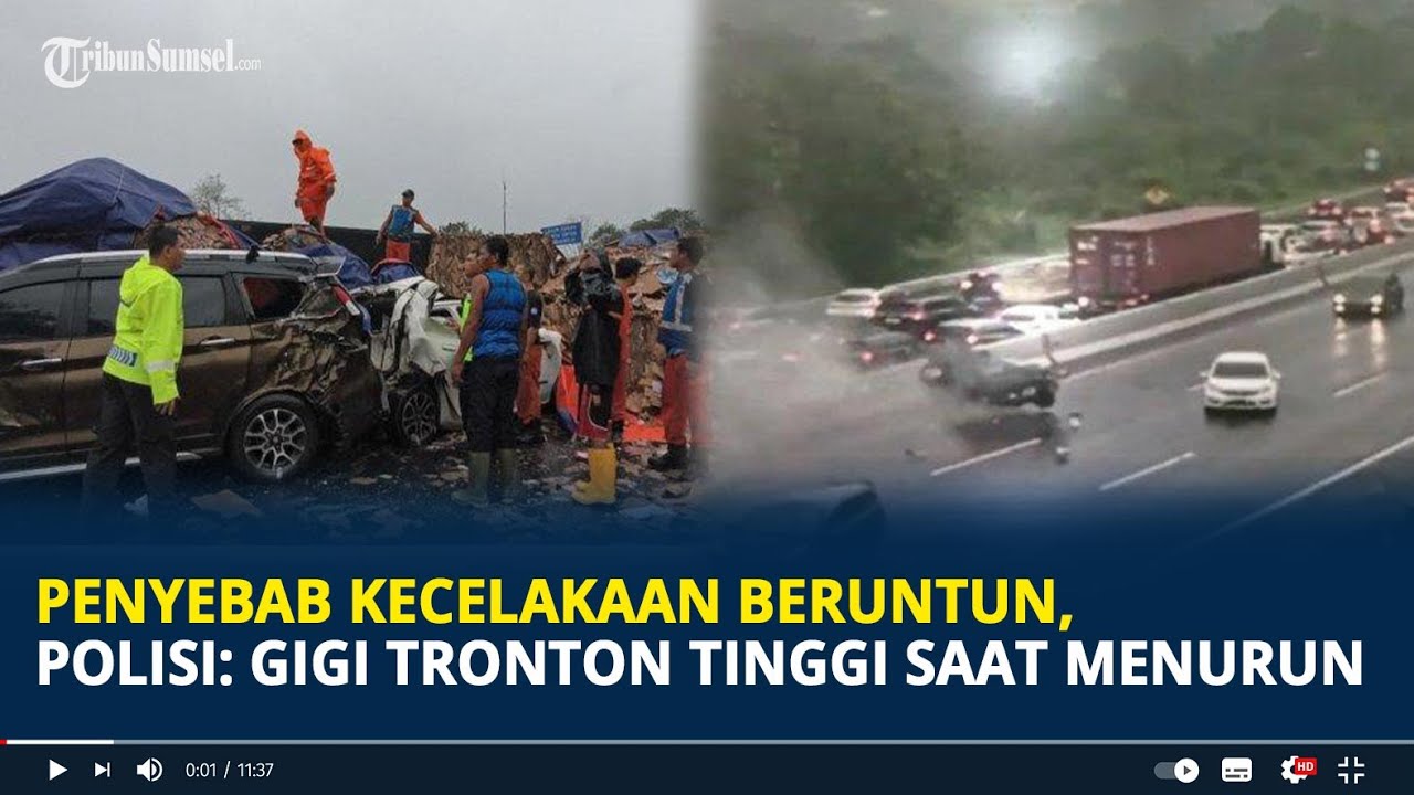 Penyebab Kecelakaan Beruntun di Tol Cipularang, Polisi: Posisi Gigi Tronton Tinggi di Jalan Menurun
