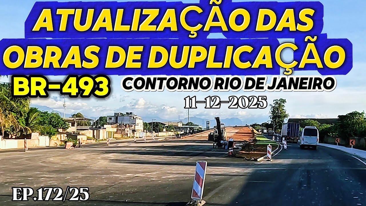 CONTORNO RIO DE JANEIRO BR493.VÍDEO DE ATUALIZAÇÃO DAS OBRAS DE DUPLICAÇÃO #contorno #riodejaneiro 