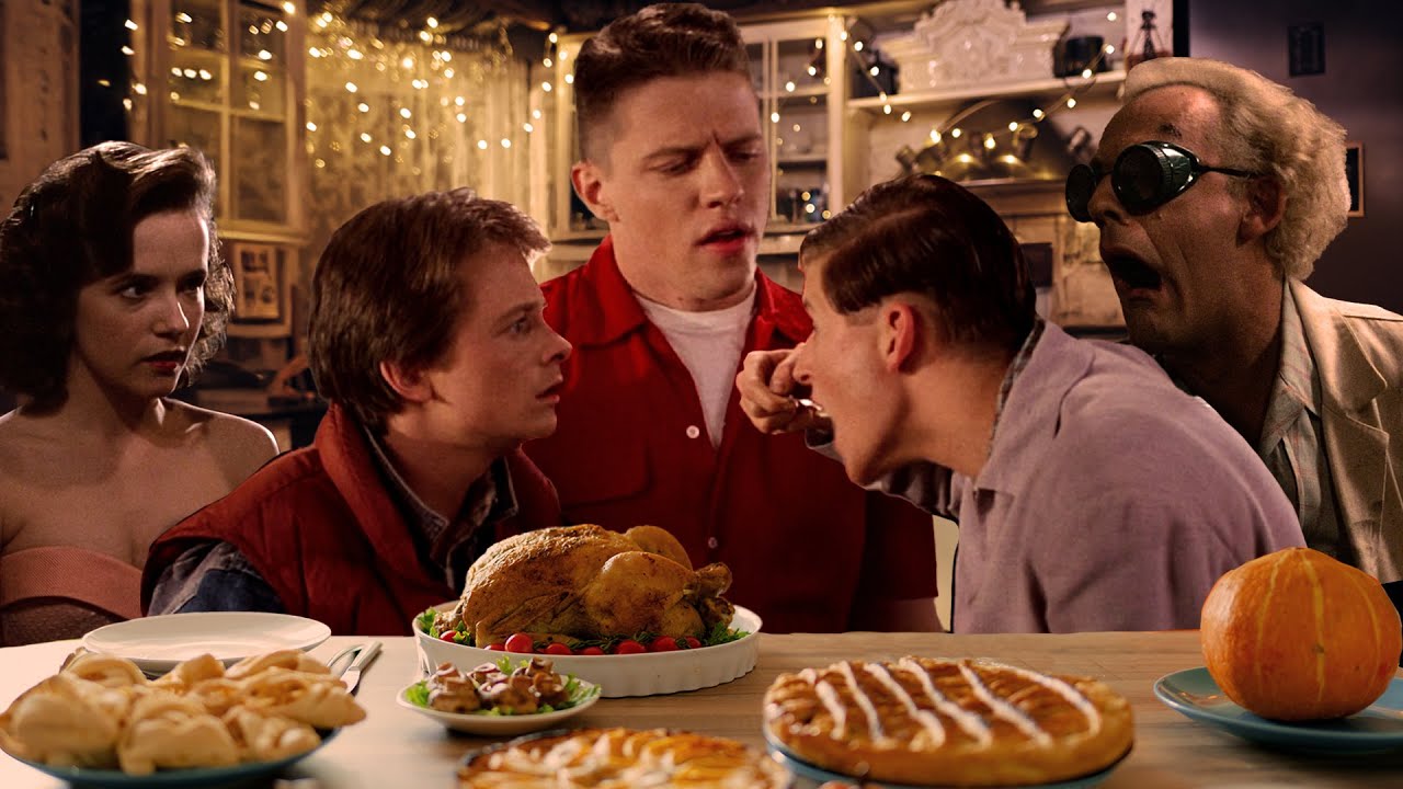 What does Back to the Future have to do with Thanksgiving/The Wizard of Oz?