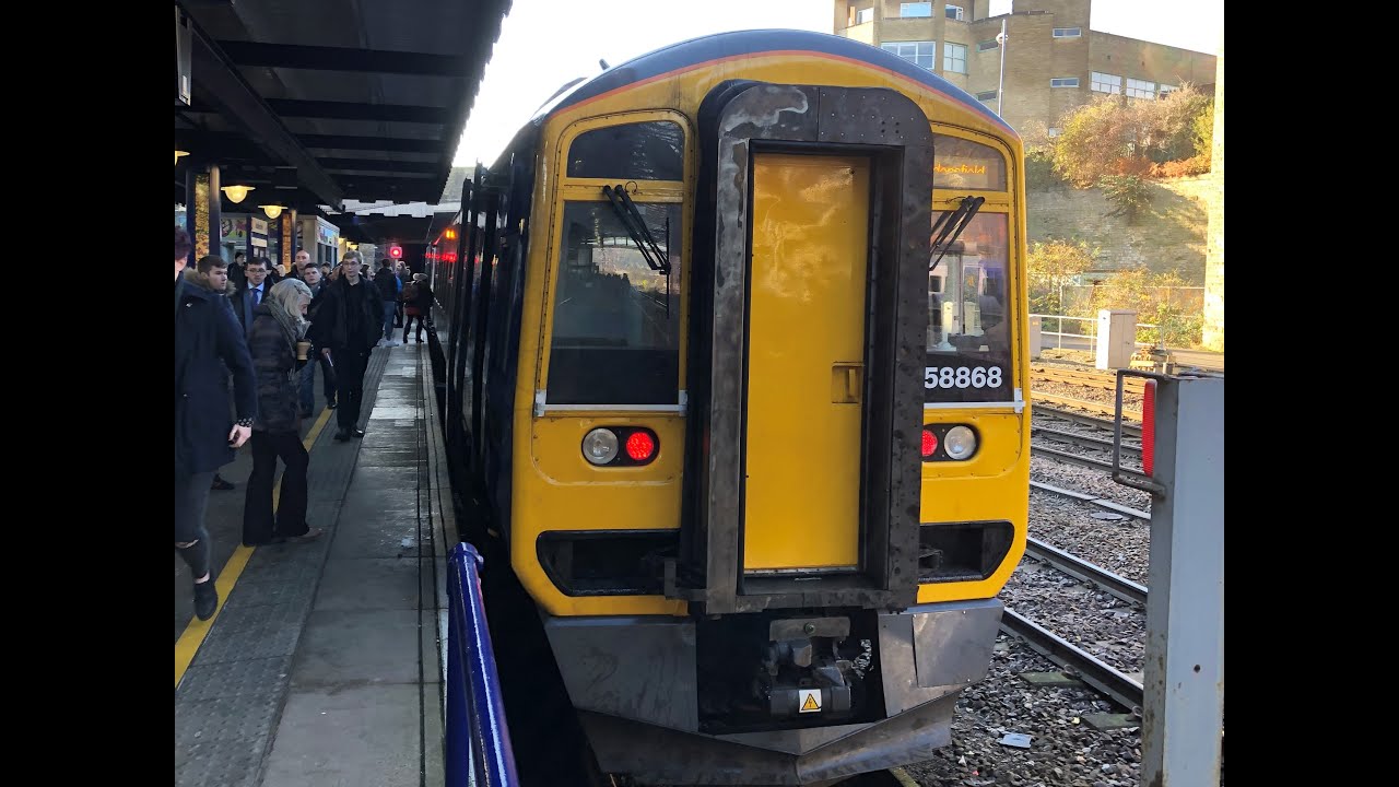 Northern 158 Trains - Sheffield to Huddersfield Rail Ride