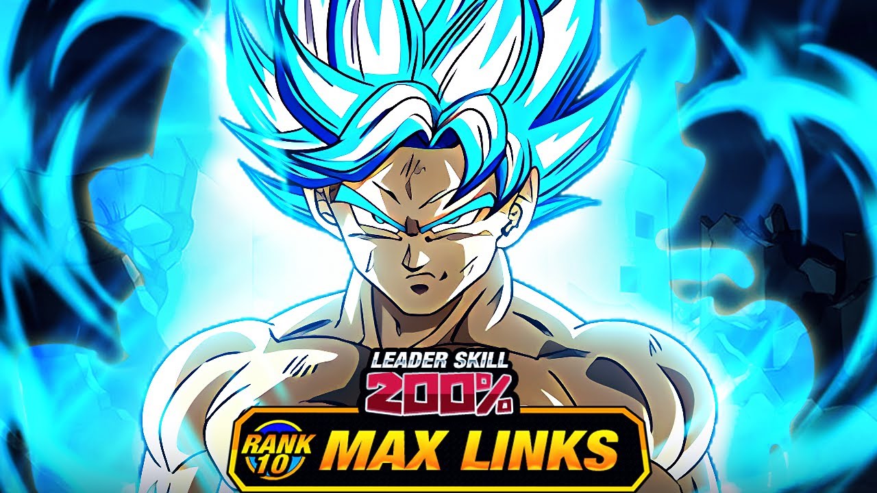 IS HE A MONSTER?? LEVEL 10 LINKS 100% UNIVERSE TREE BLUE GOKU! (DBZ: Dokkan Battle)