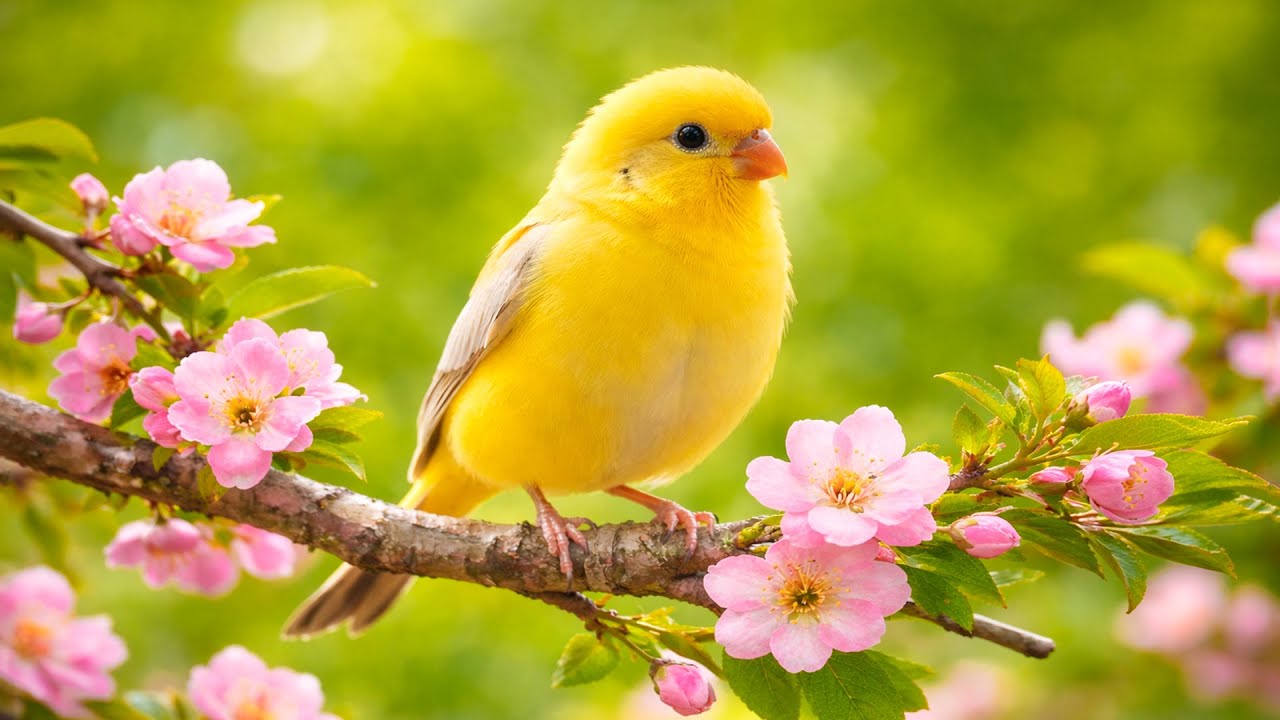 🕊️ Enchanting Piano & Gentle Bird song 🎹 Calm Music for Restful Sleep and Serene Nights 🌿✨