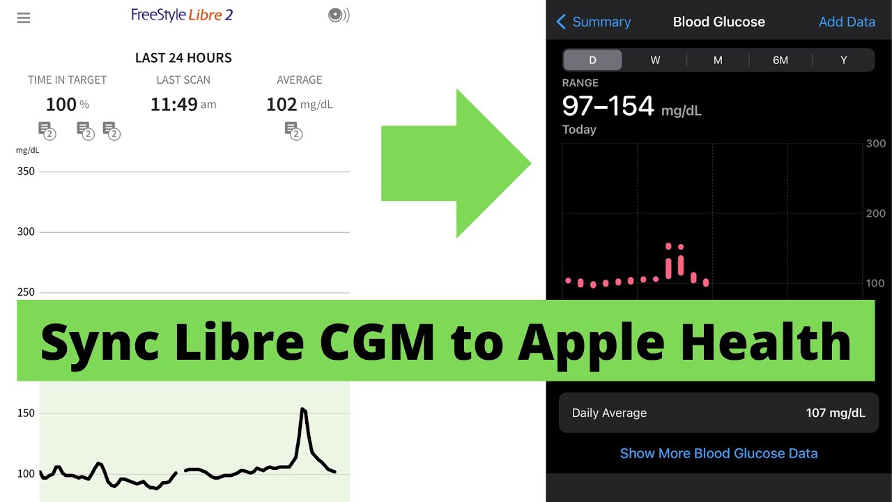 Sync Libre Freestyle (1/2/3) CGM Data to Apple Health via LibreLinkUp