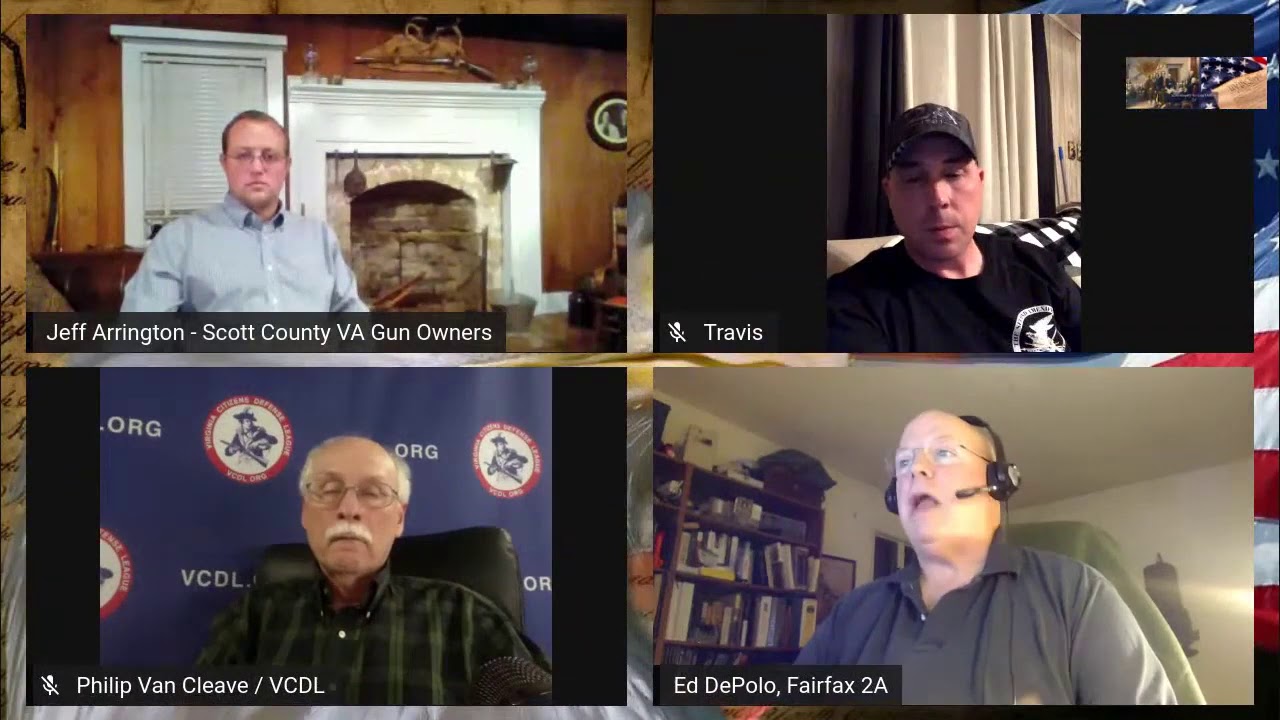 Second Amendment Panel Discussion with Regional contacts and VCDL president, Philip Van Cleave