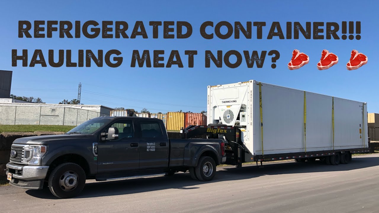 I Hauled My First Reefer Unit!! Hotshot Trucking!