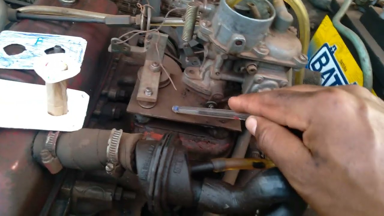 carburador de fusca no corcel cht 1.600 álcool original explicação