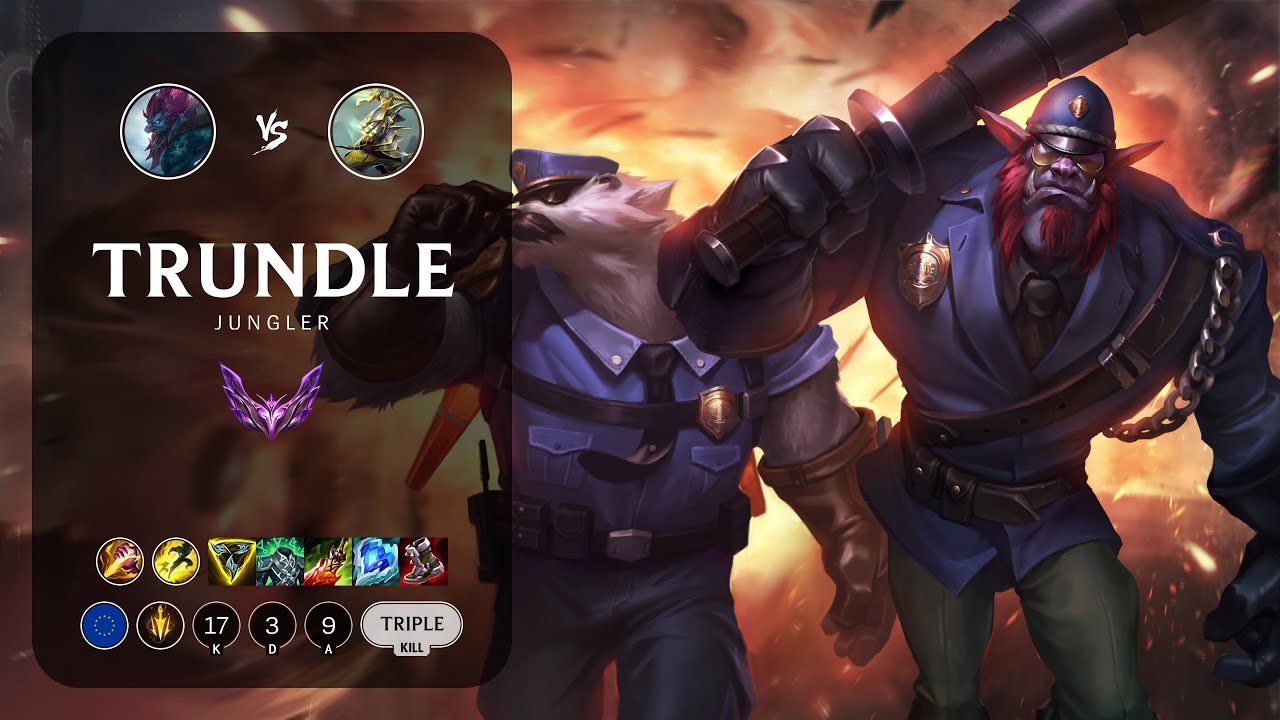 Trundle Jungle vs Master Yi - EUW Master Patch 13.18
