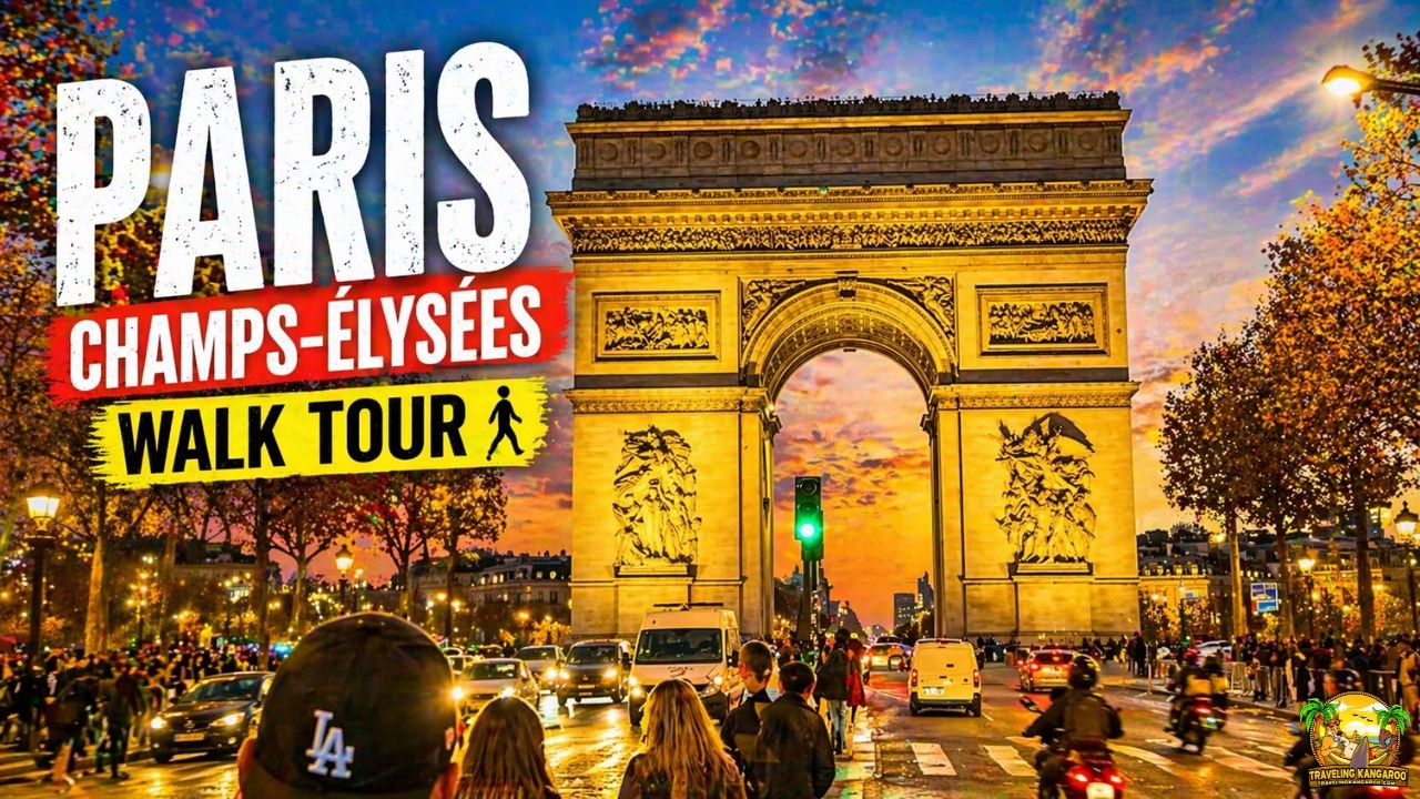 Paris Champs-Élysées Walk Tour 2026 | Iconic Luxury Avenue | France Travel