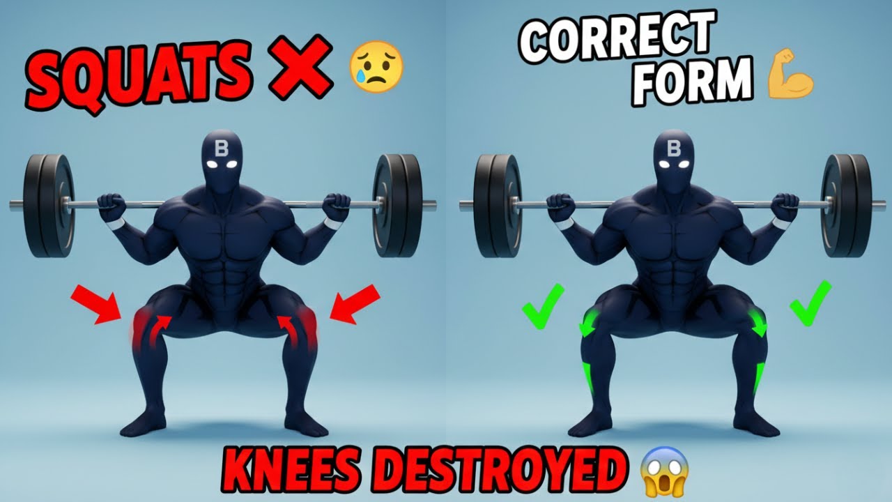 Perfect Squat Form Most People Destroy Their Knees