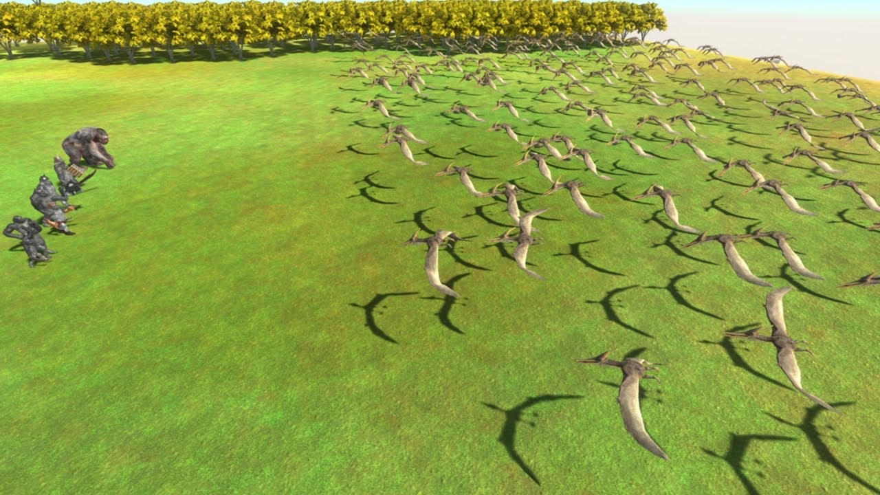 200 Pteranodon vs ALL TEAMS Animal Revolt Battle Simulator