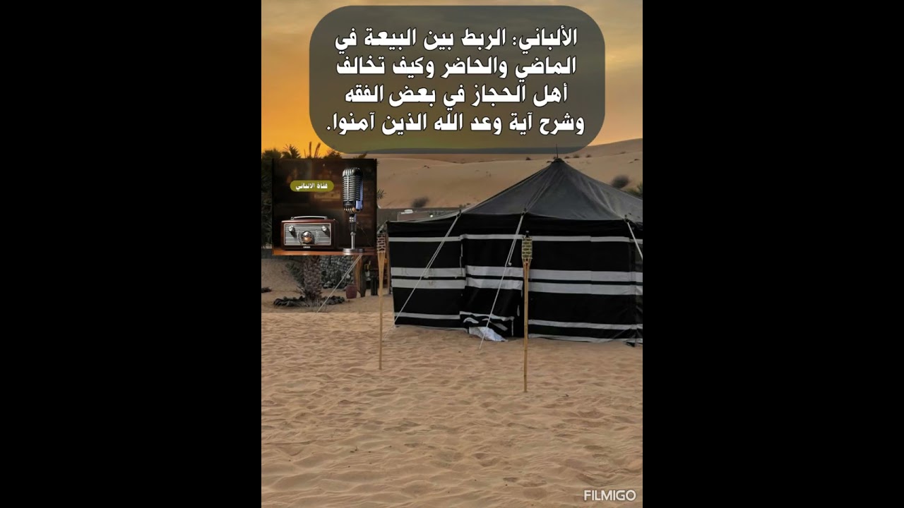 الألباني: الربط بين البيعة في الماضي والحاضر وكيف تخالف أهل الحجاز في بعض الفقه وشرح آية وعد الله 