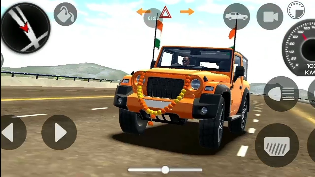 Modified Indian thar gadi colour orange 😈😈😈😈😈😈