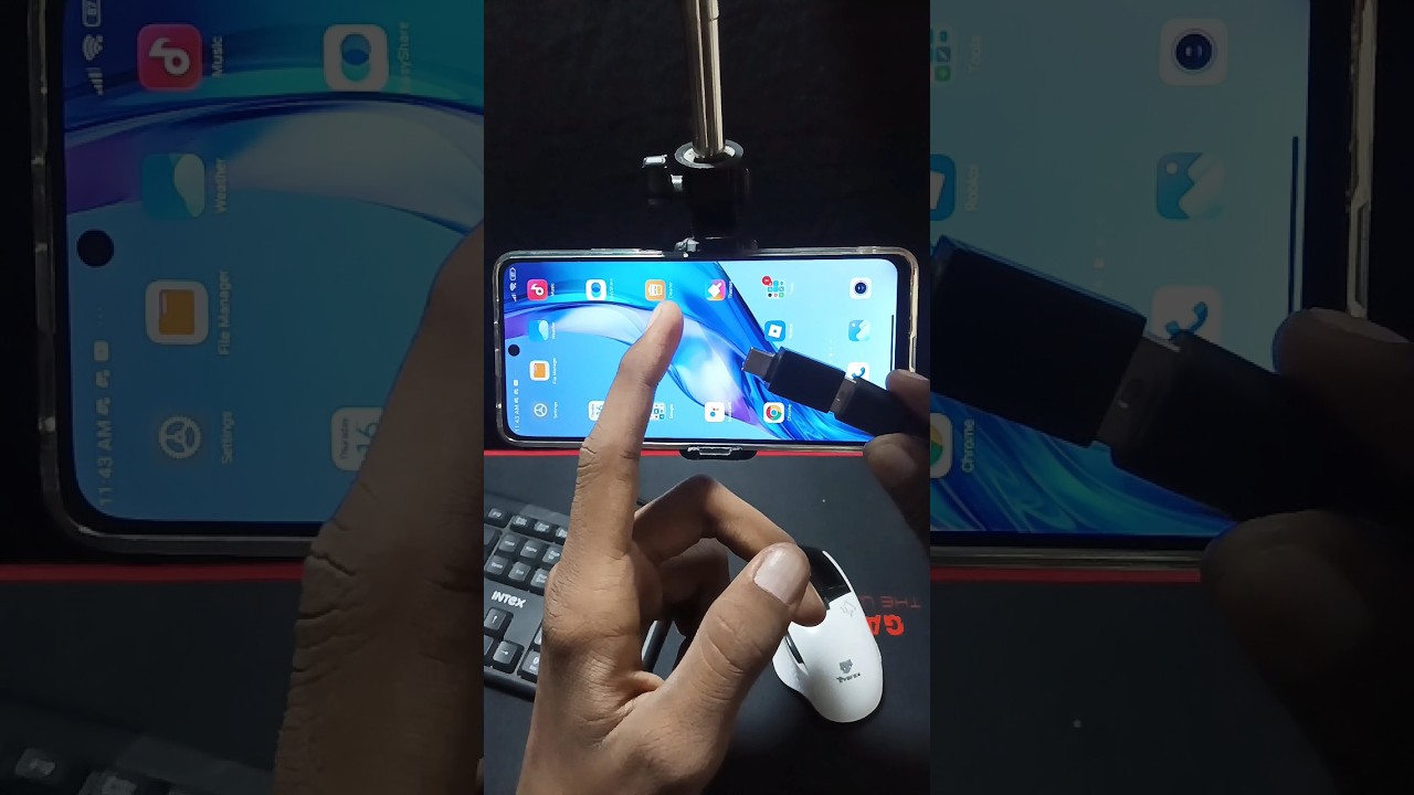 🔥Mini Phone Setup Like PC 😱 | Free Fire Keyboard & Mouse Gameplay pc