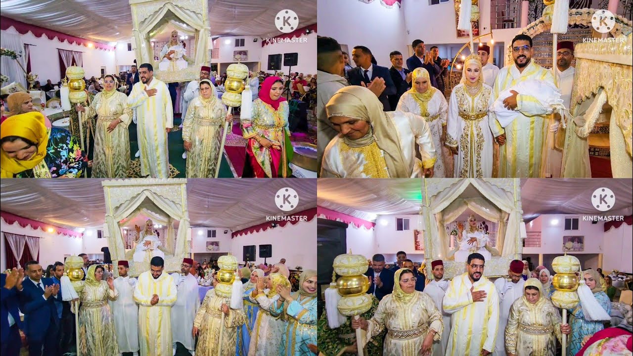حفصة فالعمارية ركبات و لالة أية👼بين يديها و بيها فرحات🤗و لحسن دايرهم فعينيه كيف نوارات😍