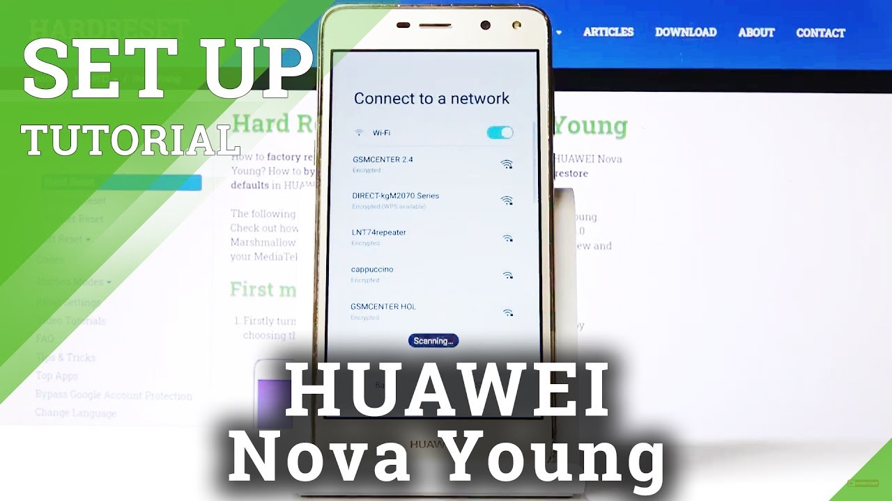 How to Set Up HUAWEI Nova Young &ndash; Activation / Configuration Process